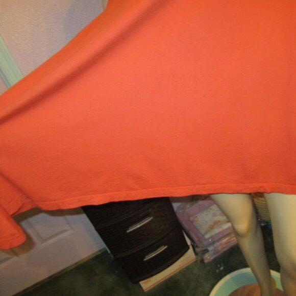 Bryn Walker Charlie Asymmetrical Tunic Top Size L Cotton Quill Lagenlook Coastal - Picture 3 of 11